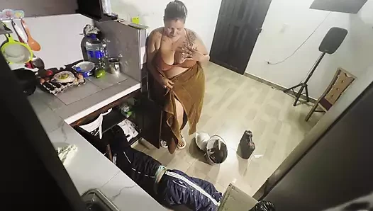 A very hot girl fucked the plumber for payment