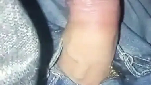 We almost got caught, jerking off in public!