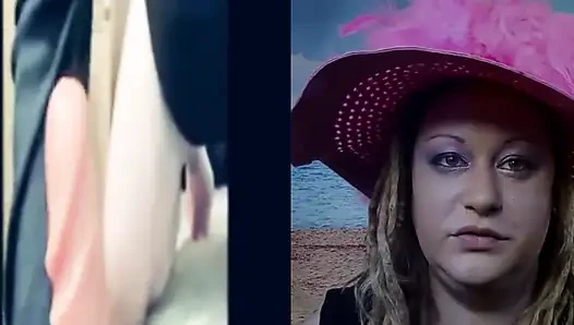 Eşcinsel kadın kılıklı kız için küçük penis aşağılayıcı