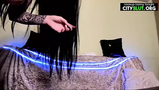 Web kamerası sürtüğü fışkırtıyor