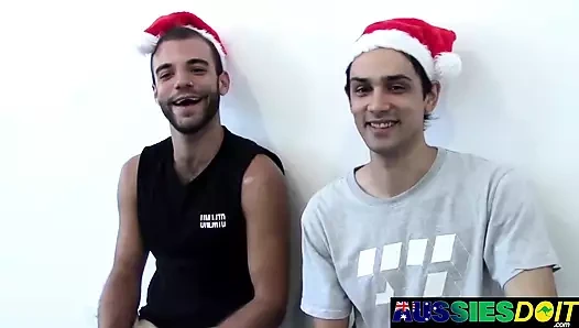 Avustralyalı ikili Lewis ve Bryce'ın oral seks sonrası harika becerilerine göz atın