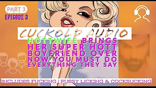 SADECE SES - Pt. 3. Ateşli evli kadın süper ateşli erkek arkadaşını getiriyor şimdi söyledikleri her şeyi yapmalısınız