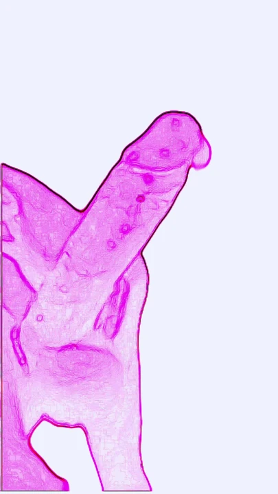 Pink dick wants psychedelic mouth