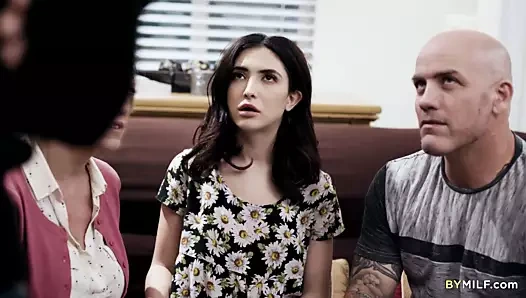 hasta bebeğim sahip üçlü ile çaresiz bir çift