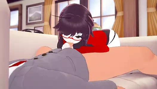 Vtuber lyn oral seks döngü