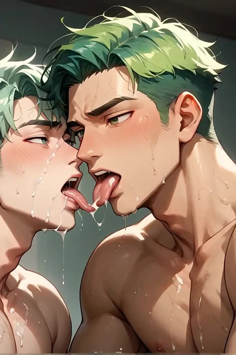 Yeşil saçlı kaslı kasların güneşlenen yatak odasında dölleme patlaması eriyen eşcinsel hardcore porno!