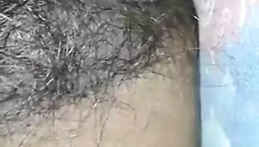 yakın çekim, kıllı hint kedi mastürbasyon