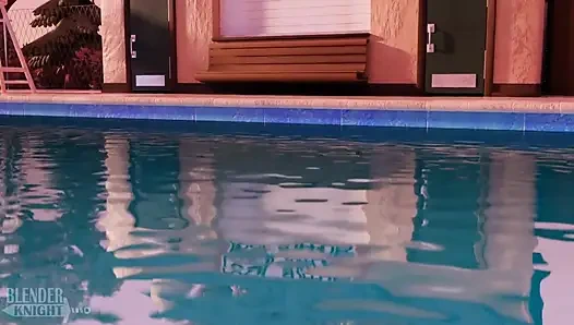 Oğlan ve kız tarafında seks yapıyor.