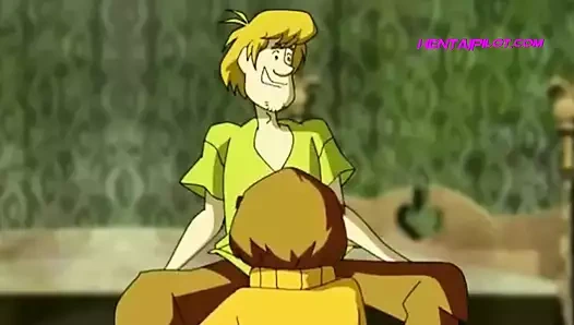 Velma ve shaggy sert anal dölleme - çizgi film porno parodi