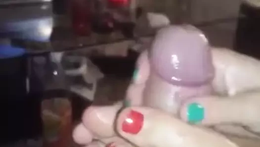 Elle muamele ayakla mastürbasyon boşalma