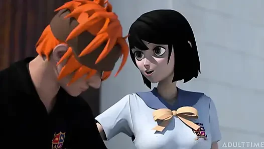 Hentai seks koleji 2. yarıyıl bölüm 1 - hentai tatlı kız ilk gününde dölleniyor