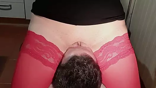 Agresif facesitting ceza!