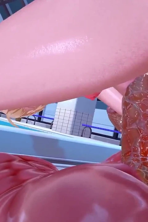 Fate Stay Night - Rin ve Saber Havuz Gangbang Seks - 3D Hentai Animasyonları