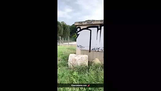 Bir sexchallenge sırasında yapılan teşhir ve seks vids