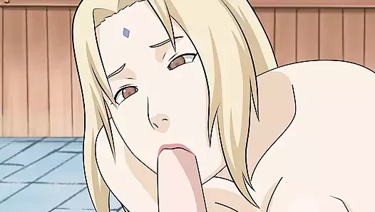 Tsunade ağzına boşalıyor (hentai)