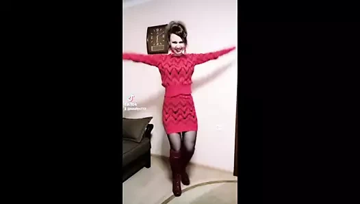 nadya içinde külotlu çorap