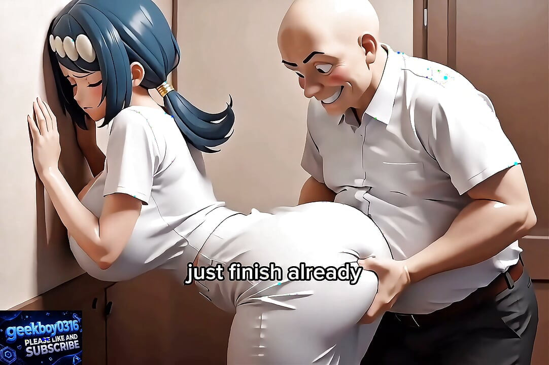 pokemon üvey anne adamla kapıyı açmak için seks yapıyor -hentai ai video