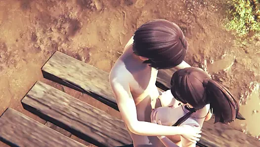 Hentai sansürsüz 3d - evelyn yüzünde ve göğüslerinde cumshot ile boobjob verir