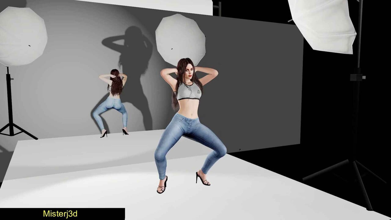 Jenna'nın ilk çıplak modellik çekimi