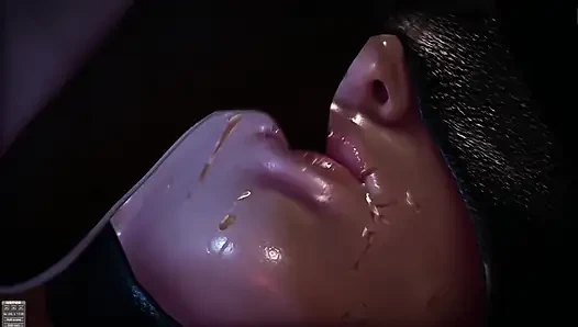 B016 köle önden arkaya dildoyla sikiliyor