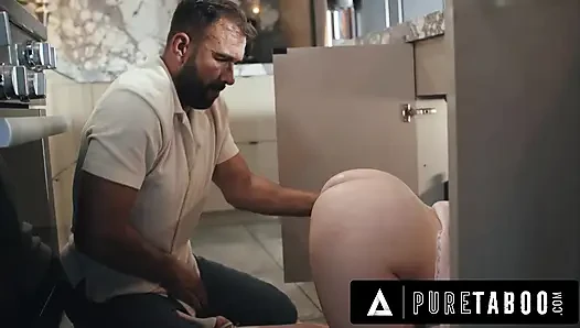 PURE TABOO Resentful Man Locks Stepbrother Outside & Sneaks In To Fuck His Stuck Wife Maddie Wren