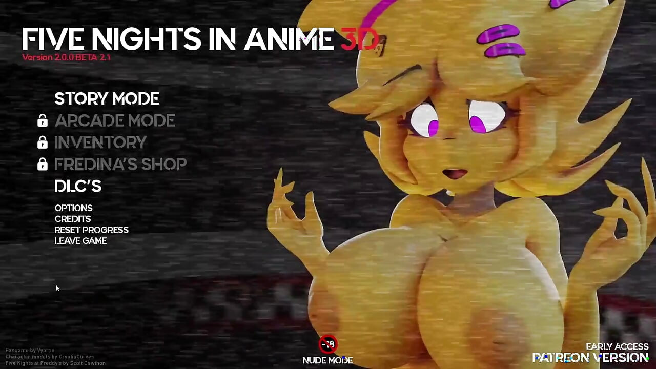 Anime 3D porno oyununda beş gece [bölüm 01] seks oyunu