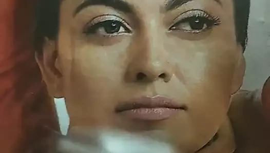 Anusreee cum tribute 2. cum in eye