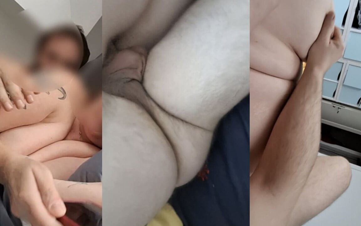 Hüsrana uğramış evli kadın kocasının en iyi arkadaşı tarafından çifte dölleniyor