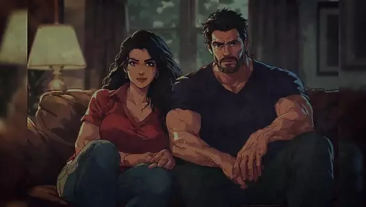 Vahşi evli kadın kocasını azdırıyor: erkek anlatımı ile erotik ses