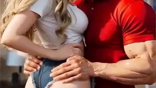 Hot Pizza: Naughty Woman Orders Delivery and Ends Up Riding the Pizza Delivery Guy!