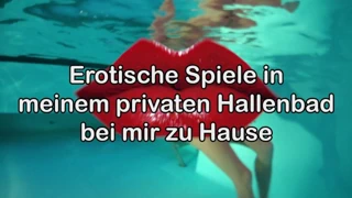 Özel yüzme havuzunda İsviçre eva