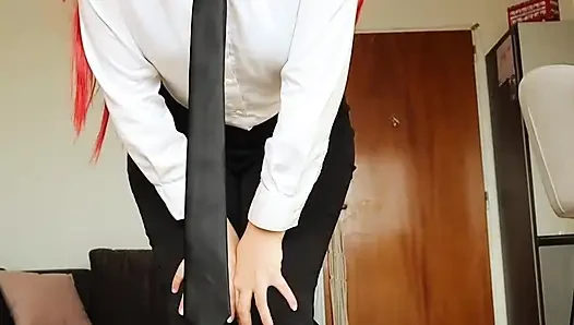 Makima (motorlu testere adam) dominatrix 31 talimatı/cei cosplay