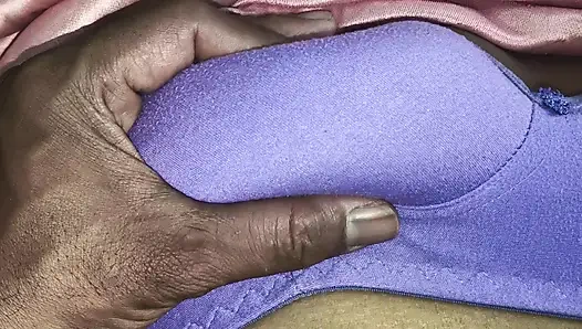 Blacky wife big boobs and pussy roughing