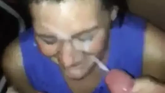 sevimli kız arkadaşı alır iki yükler arasında Cum