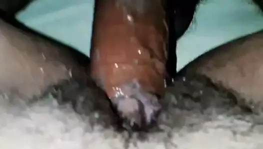 Büyük yaraklı ıslak amcık