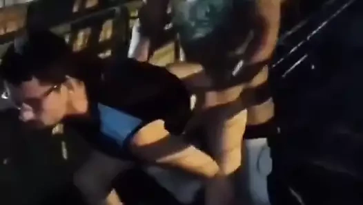 Gece yarısı yaya köprüsünde seyir