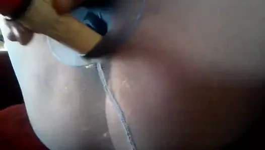 Götümde mavi külotlu çorap kılıfı