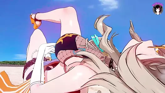 Kadife - rüya dansı (3 boyutlu hentai)