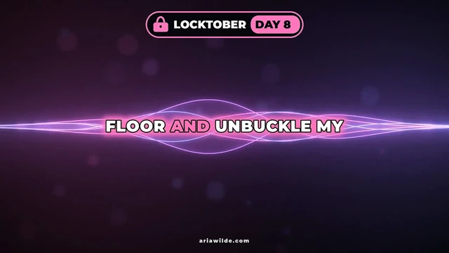 Locktober Gün 8 Kafes Sissy Kenar Ederek İnkâr