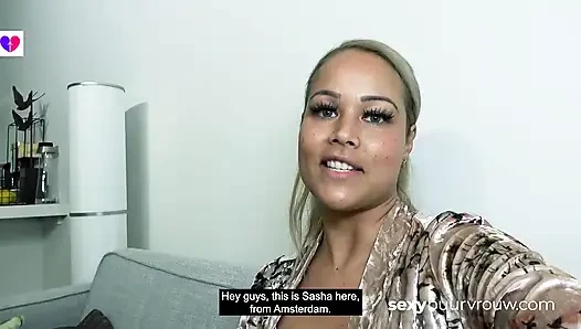 Hollandalı pizzacı adam: sakso, sikiş! (Amsterdam) - seksi buurvrouw