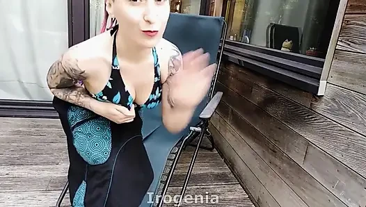 Hippie Dildo'ları Açık Havada Çift Penetrasyon