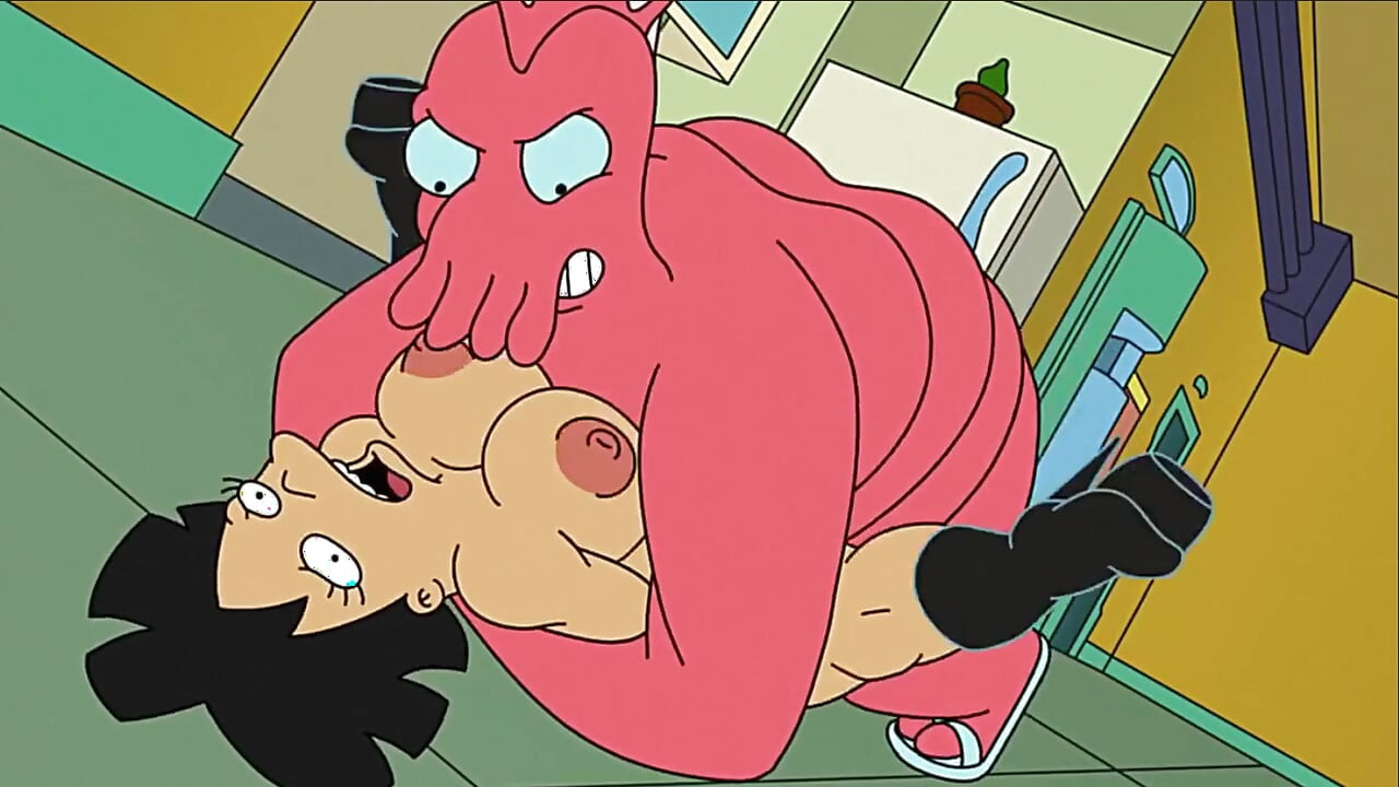 Zoidberg ve Amy klasik çizgi film