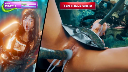 Asyalı kız hentai canavar yarağa karşı - sert dölleme ve ağzına boşalma