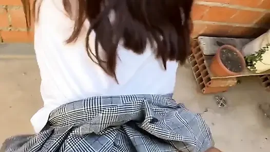 Meksikalı öğrenci not eksikliği için öğretmenle sikiliyor