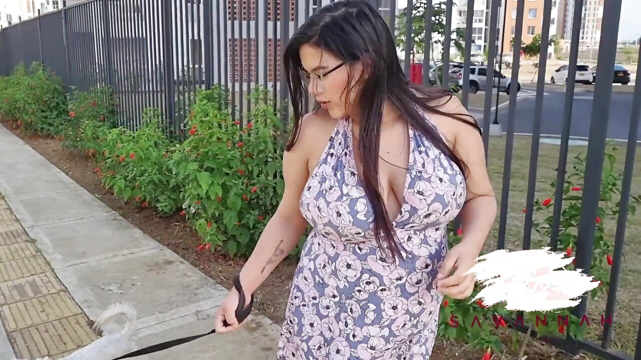Hamile Kadın, Binasının Merdivenlerinde Komşusuyla Hızlı Seks Yapıyor - Savannah Watson