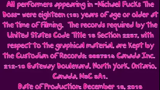 Michael patronu sikiyor