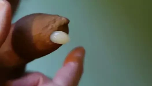 masturbasyon yapmak ve cumming aracılığıyla benim kapalı sünnet