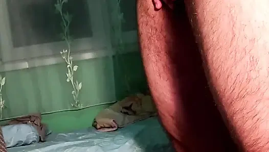 Genç eşcinsel işten önce mastürbasyon yapıyor