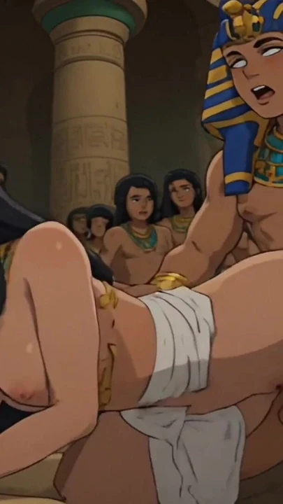 Firavunlar derleme çizgi film eski Mısır krallarının hentai animasyonu, piramit, kraliçe, | Klip 1