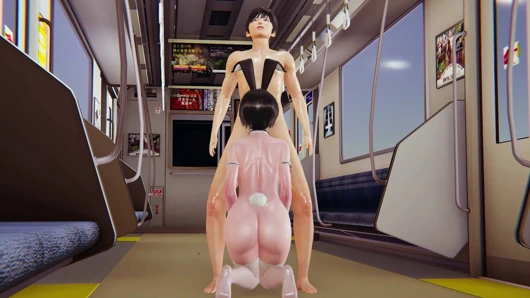 Metro hentai'de seksi tavşan kostümlü ayako - büyük bir yarak için serbest sakso, yoğun elle muamele ve çoraplı ayakla muamele